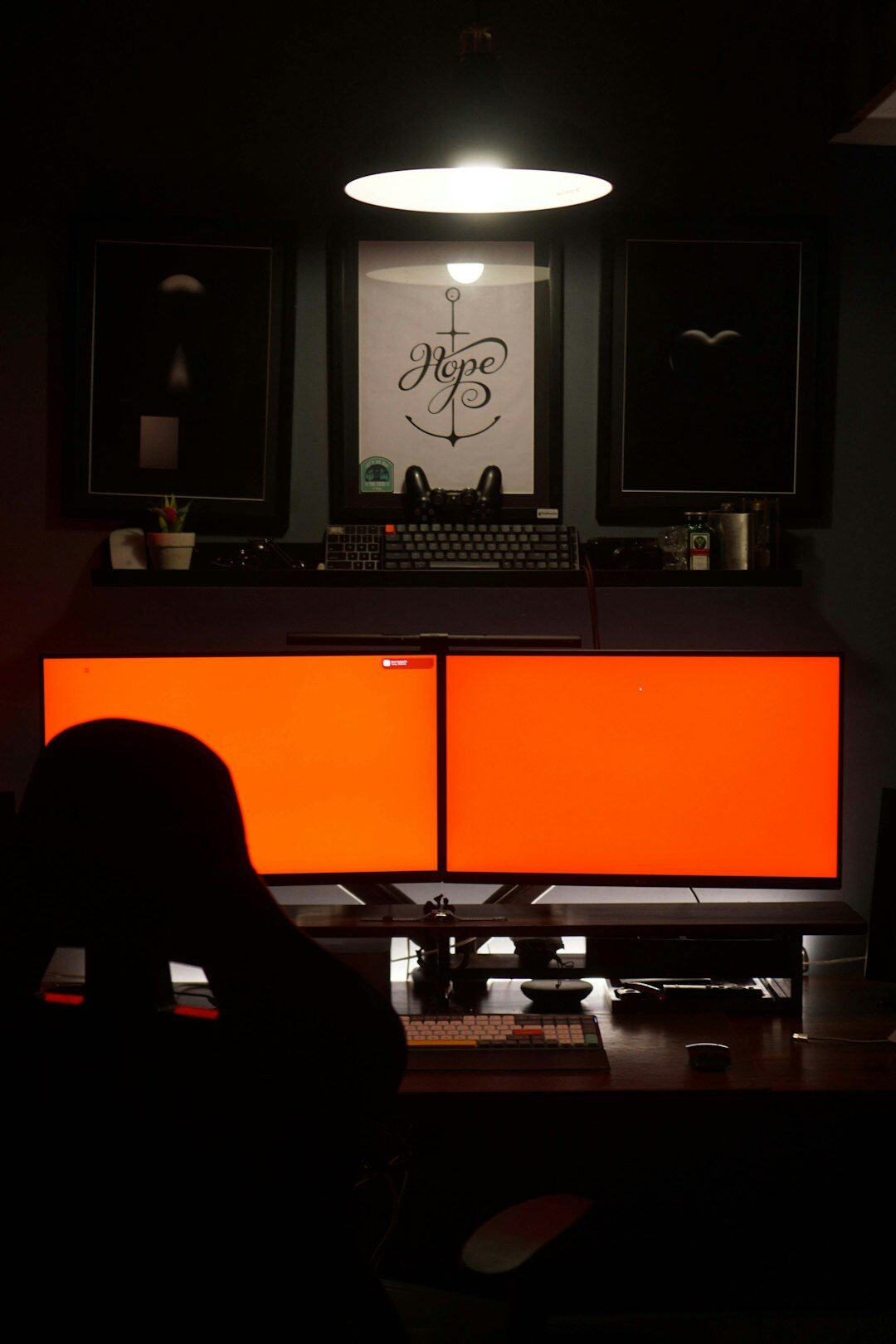 mystery writer at desk
