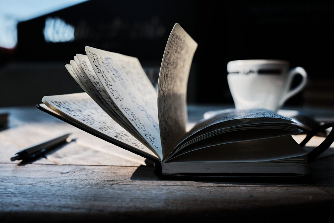 author editing manuscript