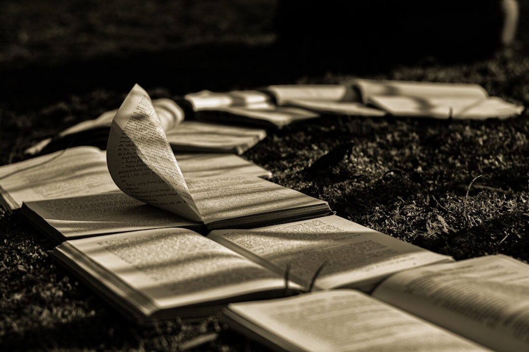 mystery book pages turning